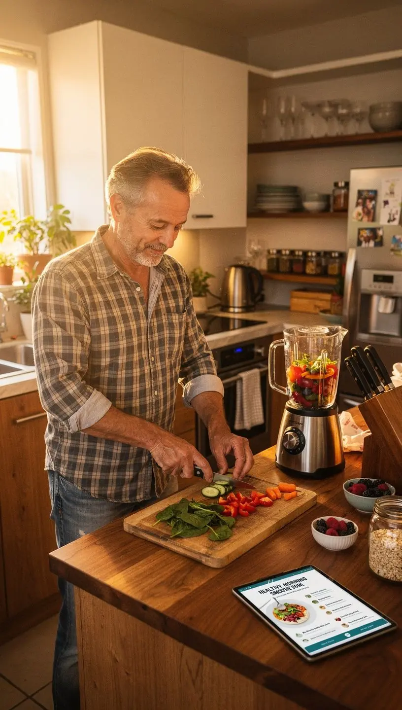 Healthy meals arranged from batch cooking preparations