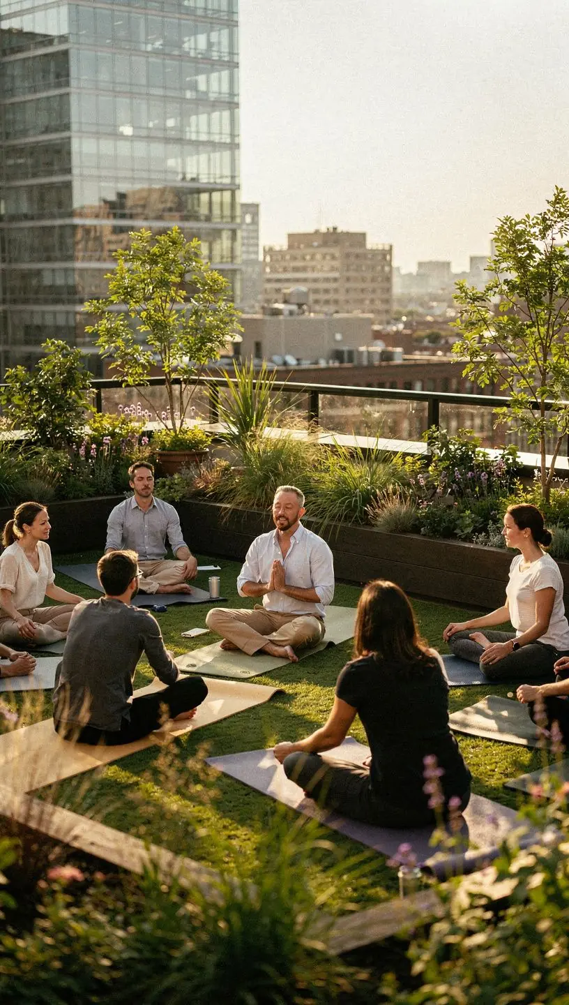 Woman enjoying nature, unplugging from digital devices.
