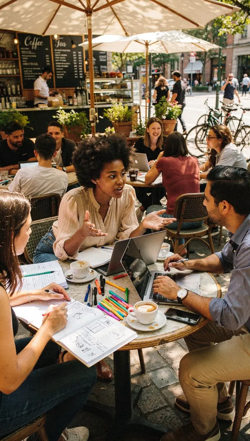 Modern office environment