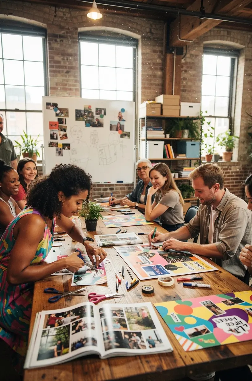 Professional team collaboration